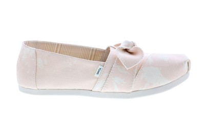 

Toms Alpargata 10016234 Женские розовые холщовые лоферы без шнуровки на плоской подошве 7,5, Розовый, Toms Alpargata