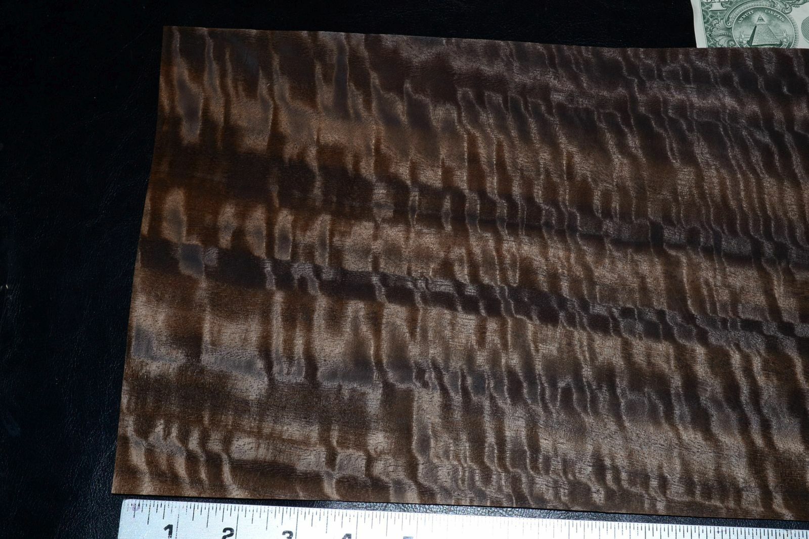 Fumed Eucalyptus Raw Wood Veneer 8.5 x 28 inches            F8636-33