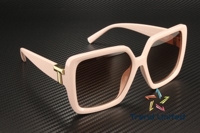 Pre-owned Tiffany & Co Tiffany Tf4206u 836713 Cloud Pink Pink Gradient 58 Mm Women's Sunglasses