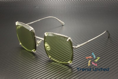 Pre-owned Tiffany & Co . Tf3089 6001 2 Silver Light Green 52 Mm Women's Sunglasses