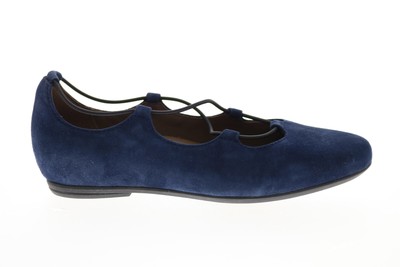 

Earthies Essen Flat ESSEN SUEDE-NVY Женские синие замшевые балетки на плоской подошве 6.5, Синий, Earthies Essen Flat