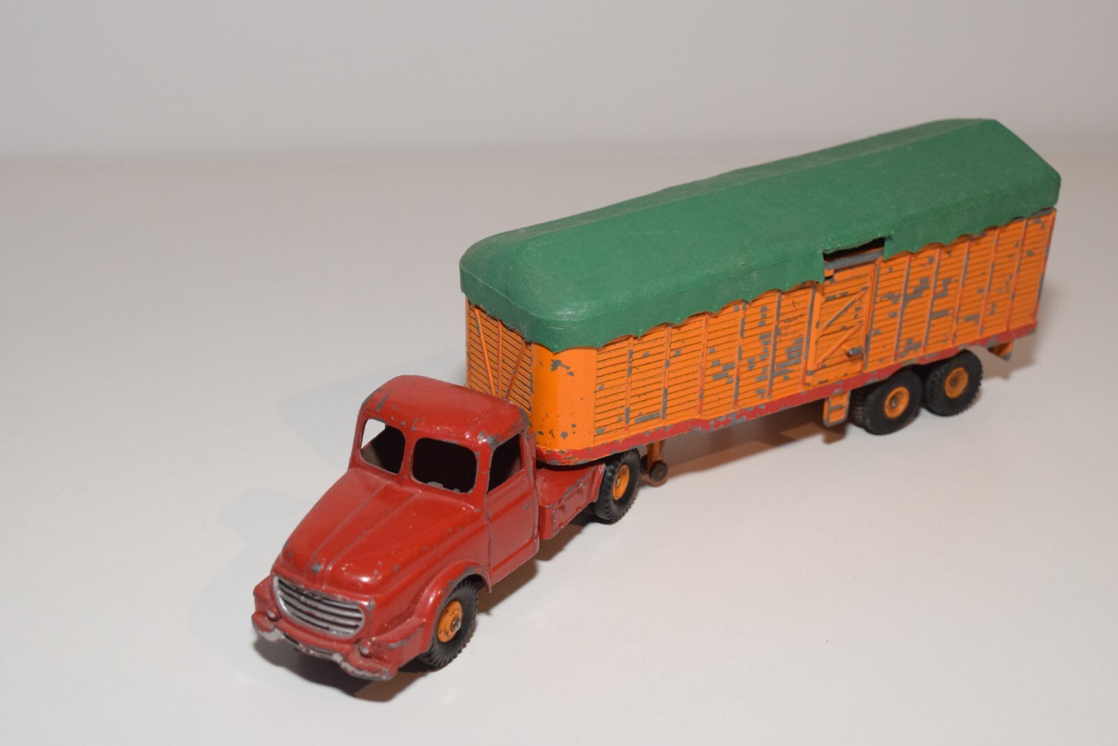 ミニカー DINKY No.36 36B TRACTEUR WILLEME Dinky Toys F 36B Tractor Willèmes With Semi-Trailer
