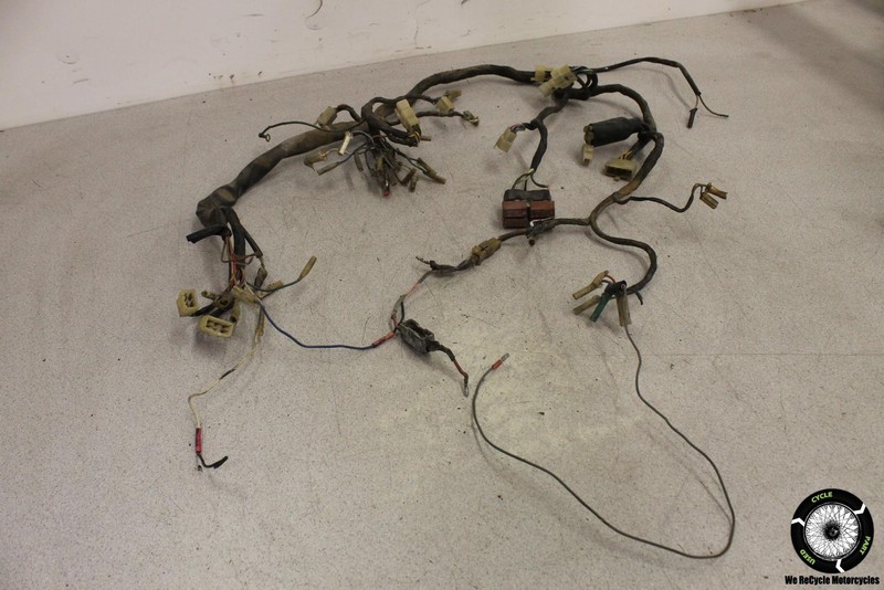 1975 Honda Goldwing 1000 GL1000 MAIN ENGINE WIRING HARNESS ... gl1000 wiring harness 