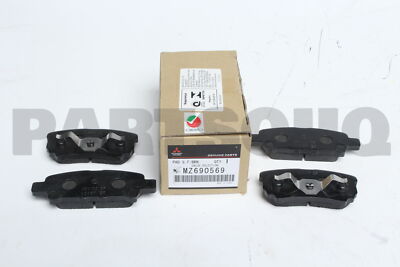 MZ690569 Genuine Mitsubishi PAD SET,RR BRAKE | eBay