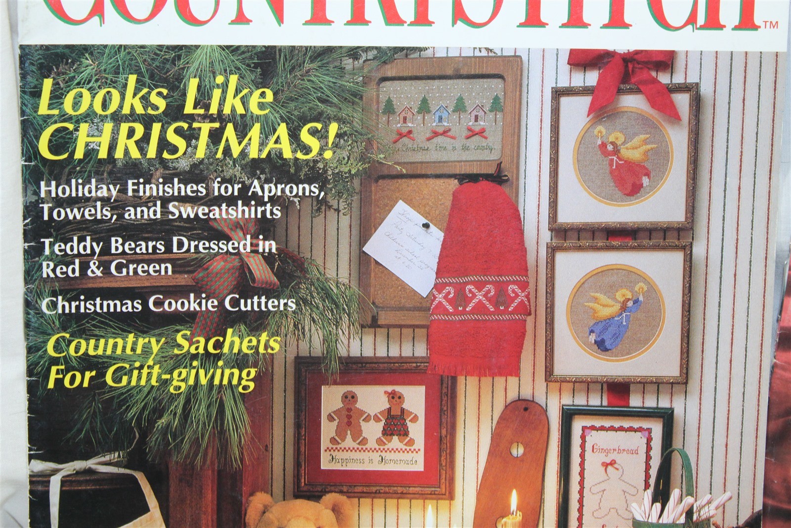 Lot of 2 Cross Stitch magazines Country Stitch Premier Crazy for Cross Stitch