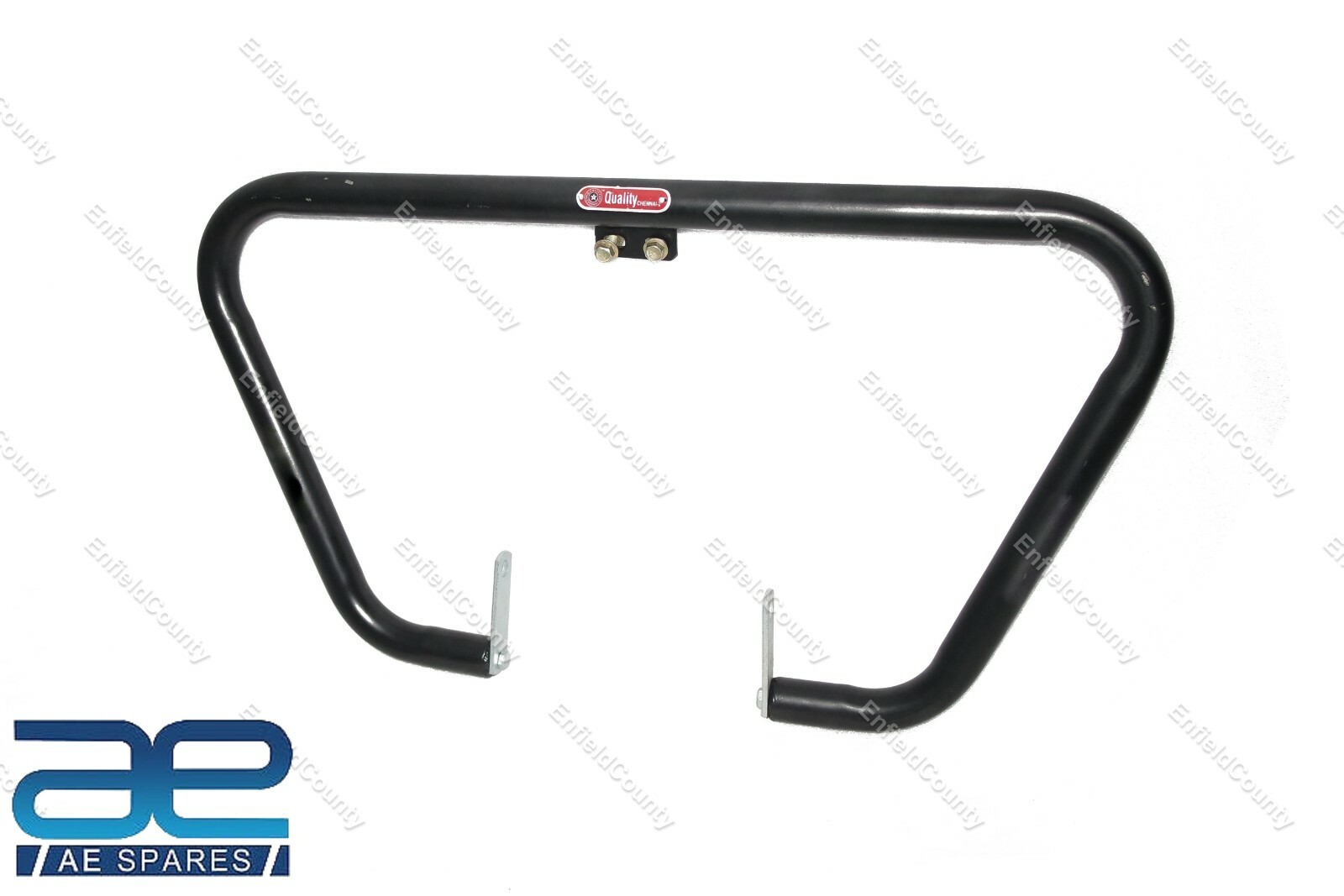 Engine Crash Bar Leg Guard Steel Black For Royal Enfield Meteor 350cc 