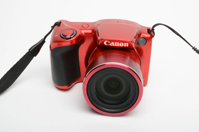 Canon PowerShot red SX410 IS digital Point&Shoot w/2batts | eBay