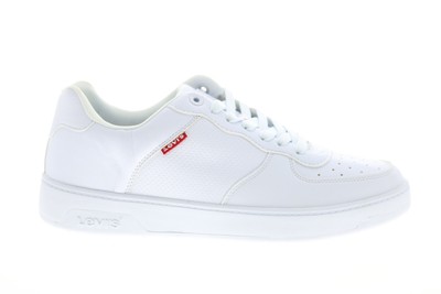 

Levis Backspin Ui 519586 Мужские белые кожаные кроссовки Lifestyle Обувь 10, Белый, Levis Backspin Ui