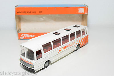 ミニカー TEKNO MERCEDES BENZ 0302 BUS TEKNO 950 MERCEDES BENZ 0302 BUS COACH ARKE TRAVEL NEAR MINT