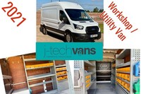 Ford Transit T350 L2 H3 Mwb Van ***Workshop / Utility / Fitters / Fibre Van***