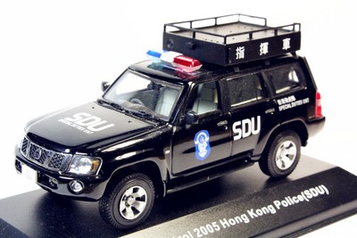 1:43 J-collection Nissan Patrol 2005Y61 Hong Kong PoliceSDU Command Car