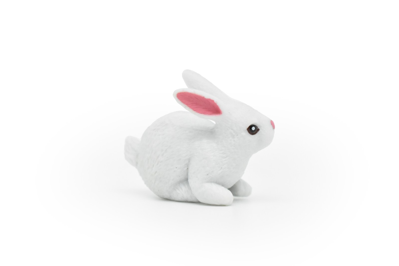 Rabbit, Hare, Toy White Bunny Snowshoe Plastic Model, 2
