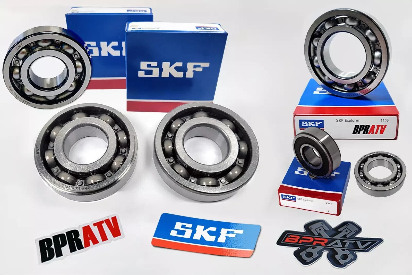 16-19 YZ250FX YZ 250FX Transmission Bearing Rebuild Kit & Shift Cam SKF Bearings
