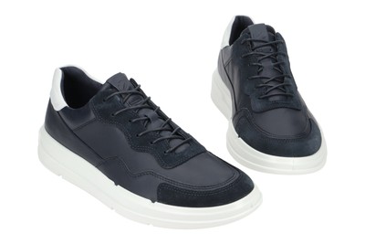 ECCO ECCO SOFT X MEN HERRENSCHUHE - SNEAKERS - HALBSCHUHE BLAU NEU