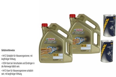 10L Olio Motore castrol edge Titanio FST 5W-30 Ll 2x mannol Perdita