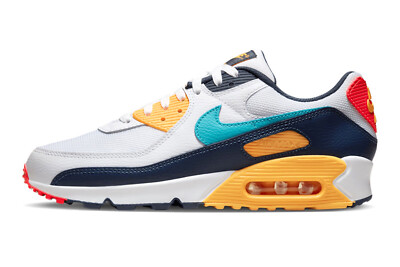Мужские кроссовки Nike Air Max 90 Белый/Пыльный Кактус (HF4860 100) - 8