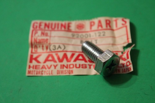 まっつー NOS NEW OEM FACTORY KAWASAKI 1974 1975 S1 BACKREST FITTING