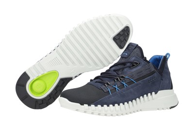 ECCO ECCO ZIPFLEX HERRENSCHUHE - SNEAKERS - HALBSCHUHE BLAU FREIZEIT NEU