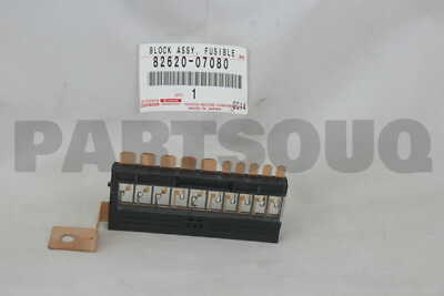 028 セット確認用 8262007080 Genuine Toyota BLOCK ASSY, FUSIBLE LINK 82620