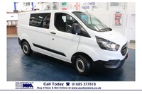 2019 - 68 - FORD TRANSIT CUSTOM 300 BASE 2.0TDCI ECOBLUE 105PS 6 SEAT CREW VAN