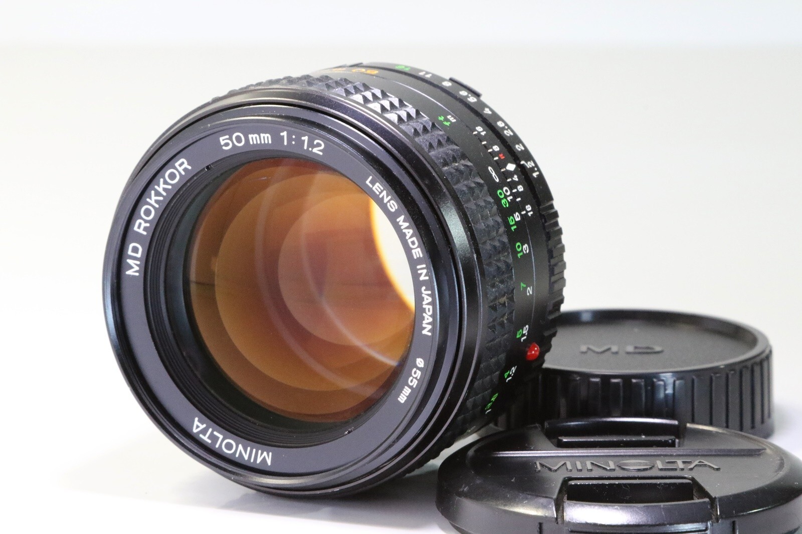 MINOLTA ミノルタ MD ROKKOR 50mm F1.2 Minolta MD ROKKOR 50mm F1.2 MF Prime Lens Japan B278 | eBay