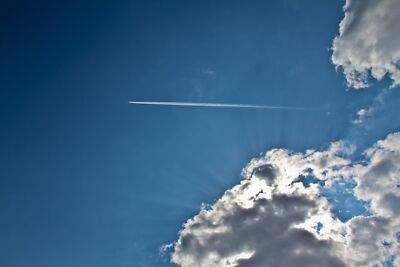 Aircraft sky clouds Custom Gaming Mat Desk 6072
