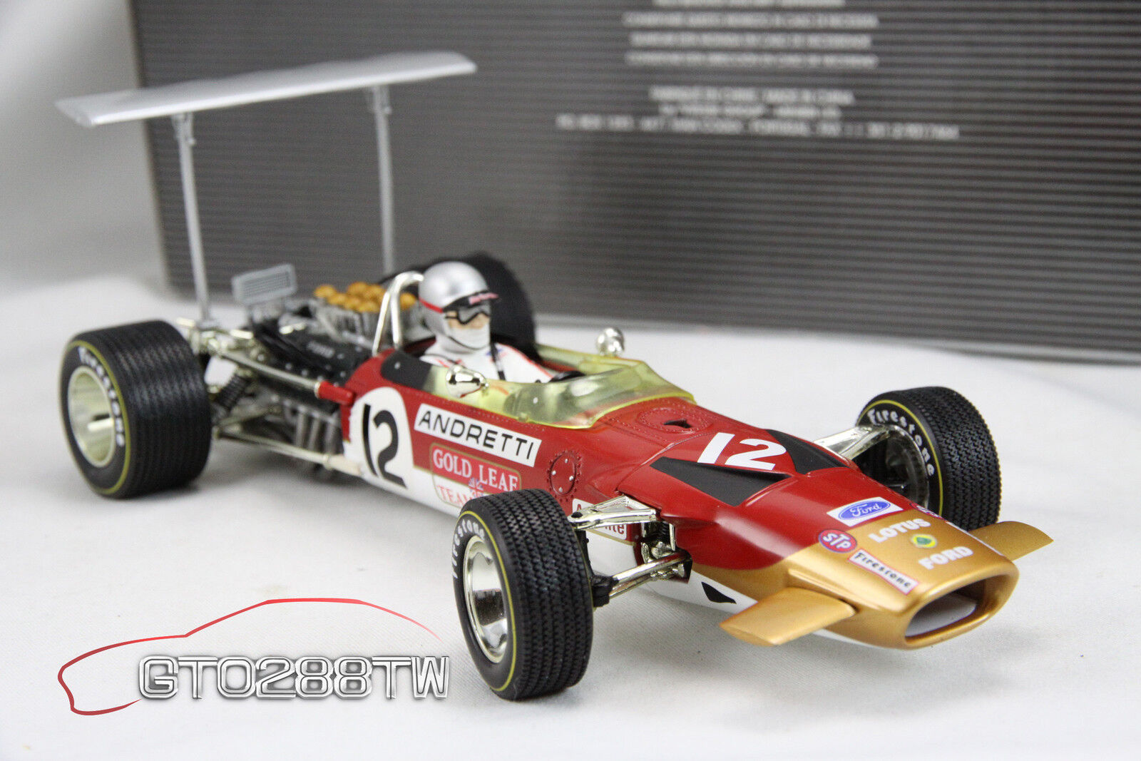 Quartzo 1:18 Lotus 49B F1 -1968 USA GP Pole Position-Mario Quartzo 1:18 Lotus 49B F1 -1968 USA GP Pole Position-Mario