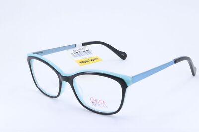 ⭐️ Rachael ⭐️ Chelsea Morgan CMM8000 Black Square Girls Full Rim 47-15-130