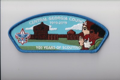 Central Georgia Council 1919-2019 100 Years Of Scouting CSP (Blue)