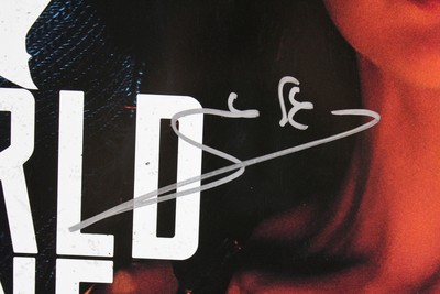 Justice League (4) Gadot, Cavill, Mamoa & Miller Signed 27x40 Poster BAS #A88007