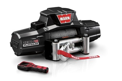 Warn ZEON 12 Platinum 12K Recovery Winch w/ 80' Steel Rope 92820
