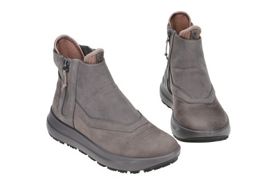 ECCO ECCO SOLICE DAMEN STIEFELETTEN - BEQUEME STIEFELETTE GRAU NEU