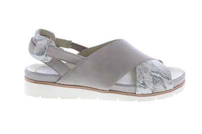

Earthies Santorini Leather SANTORINI-GRY Женские серые туфли на плоской подошве с ремешком на пятке 5.5, Серый, Earthies Santorini Leather