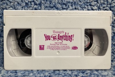 Barney's You Can Be Anything! VHS 2001 No Box Kids Preschool Learning