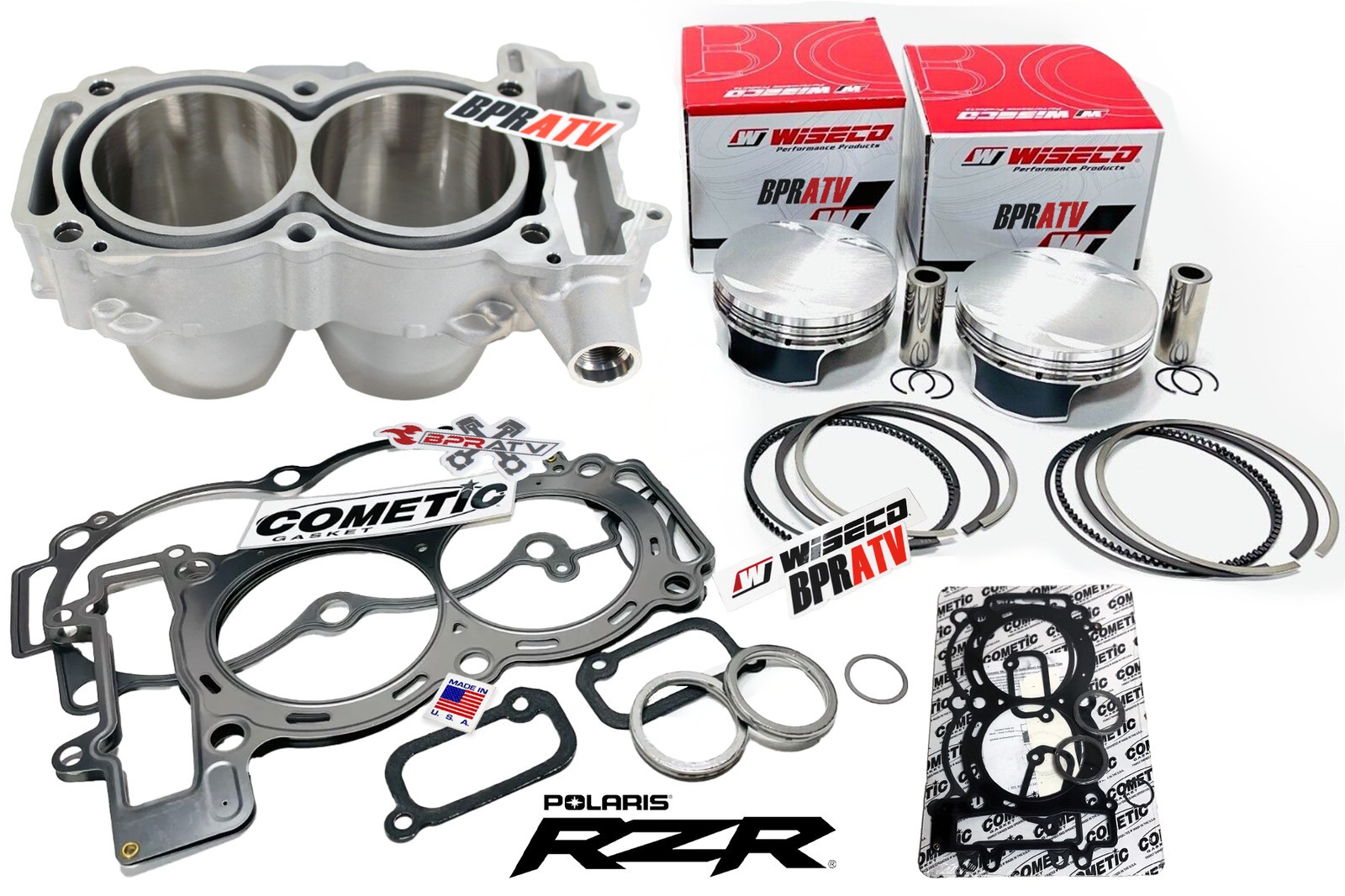 11-14 Polaris RZR XP 900 XP900 93mm Cylinder 10.6:1 Wiseco Piston