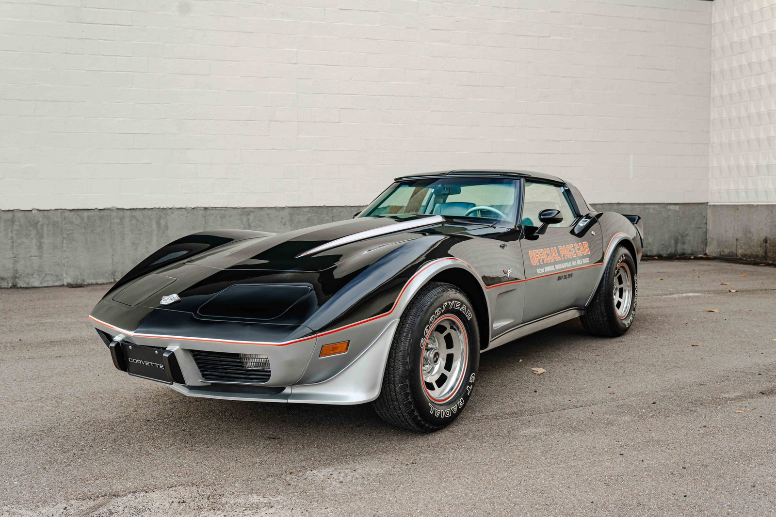 Two Tone Black and Silver  Chevrolet Corvette with 9 Miles available now!