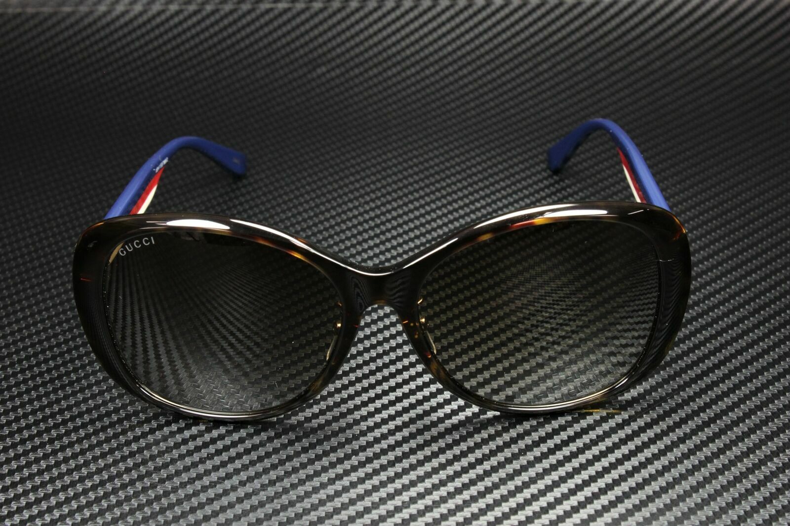 Pre-owned Gucci Gg0849sk 003 Havana Rectangle Women's Sunglasses 59 Mm In Brown