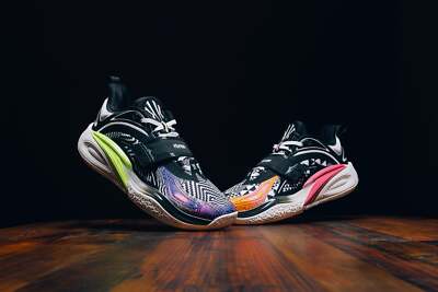 Sizes 8-12.5- Anta Kai 1 ''Enlightened Warrior'' Blk/White/Purple (8124B1102S-6)