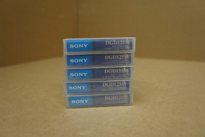 Sony DGD125M DDS3 Data Cartridge NEW SEALED 5 Pieces