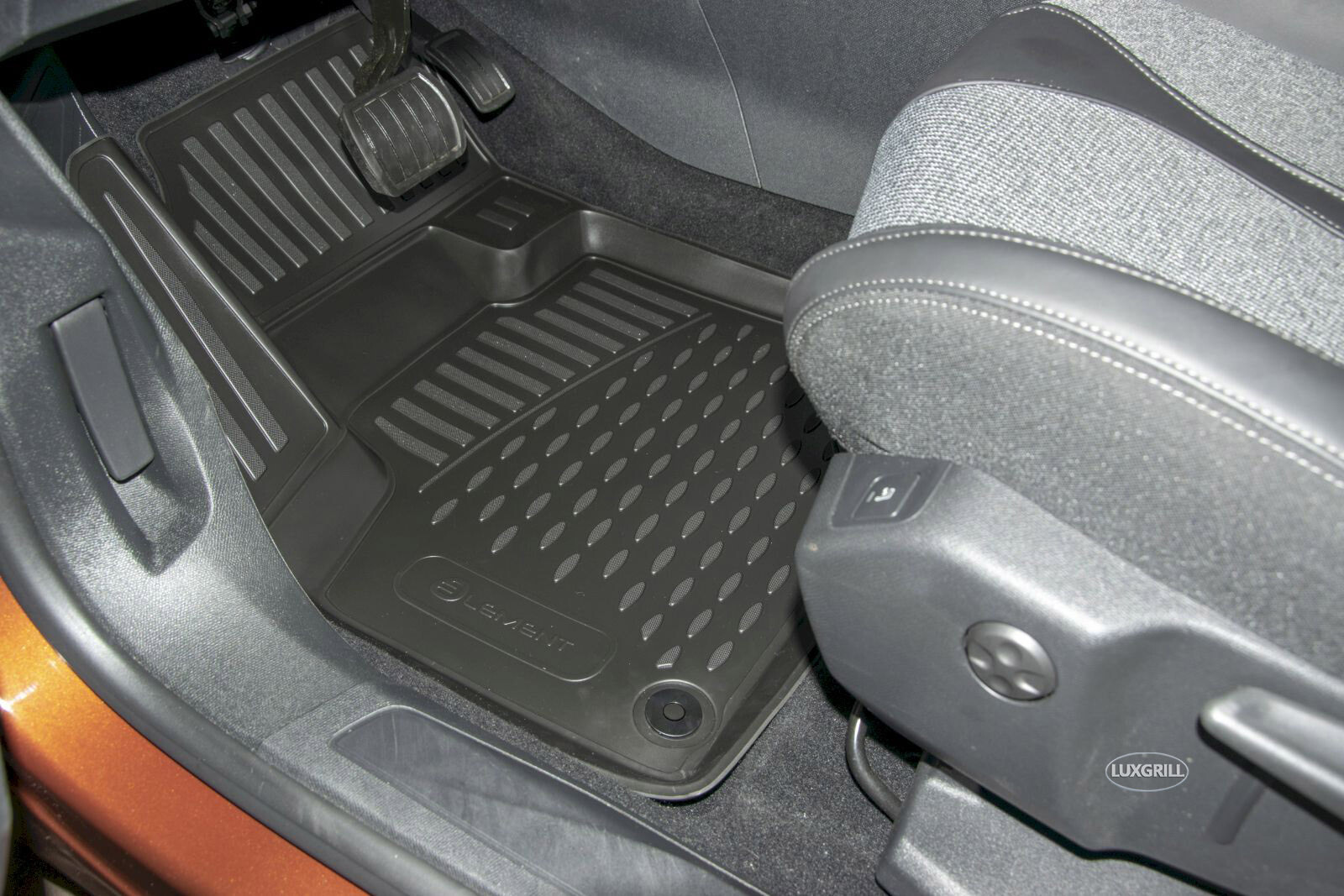 Tappetini In Gomma 3D Per Peugeot 208 II Hybrid 2023-2025 - Set 4 Pezzi Con Bordo Alto