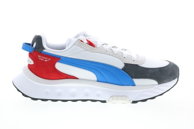 

Puma Wild Rider Rollin 38151704 Мужские белые парусиновые кроссовки Lifestyle 11.5, Белый, Puma Wild Rider Rollin
