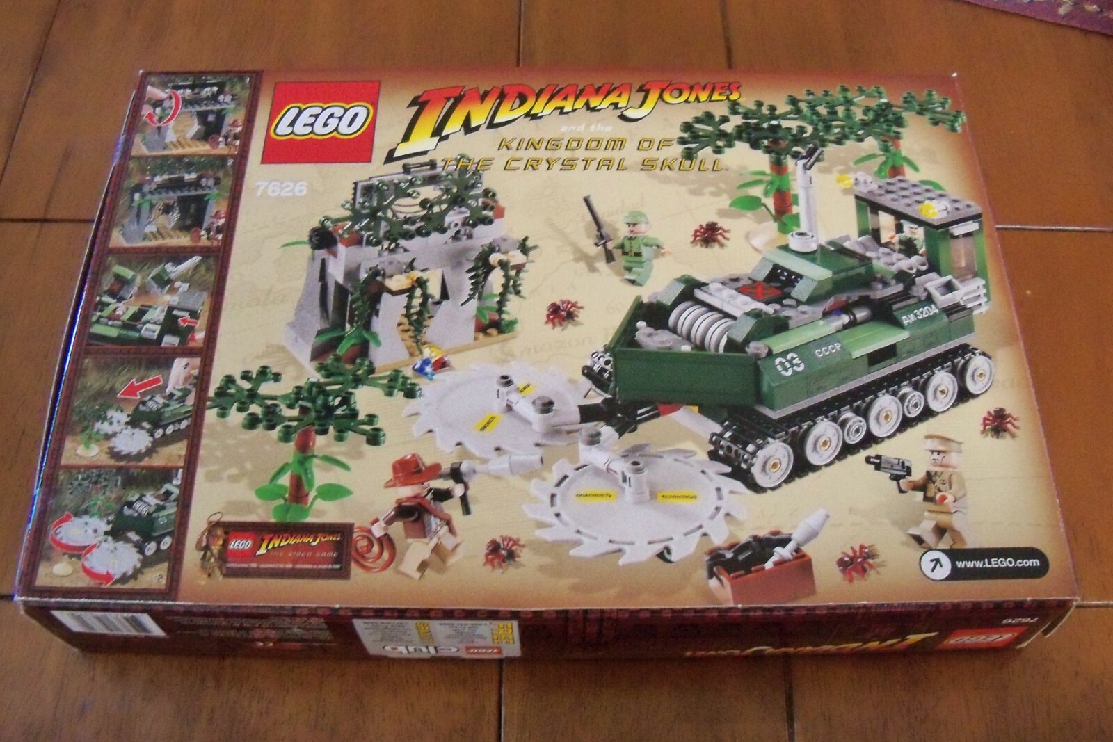 Retired 2008 Lego 7626 Indiana Jones Jungle Cutter 100% Complete Box & Manual