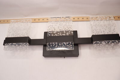 Eglo 3-Light Wall Sconce Dimmable LED Mirror Vanity Light Fixture 204486A