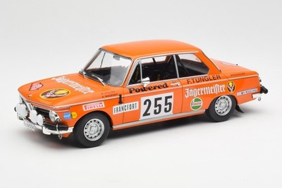 BMW 2002 Jagermeister #255 W. Stiller Rally Monte Carlo 1973 IXO 1:18 | 18RMC165
