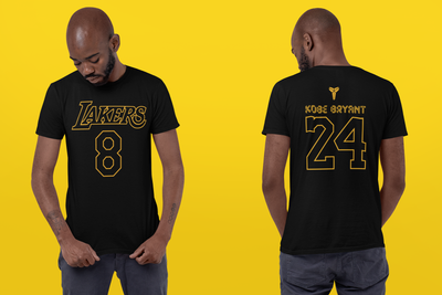 lakers black mamba t shirt