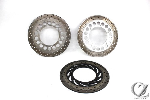 1999 99 Yamaha XVS1100 V-STAR 1100 Front Rear Brake Rotors Set OEM