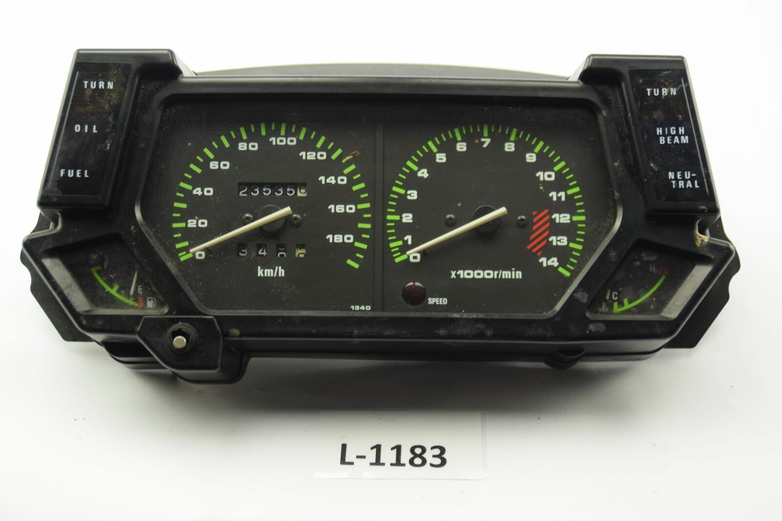 his Kawasaki GPX 750 ZX750F Bj.1989 - Speedometer cockpit