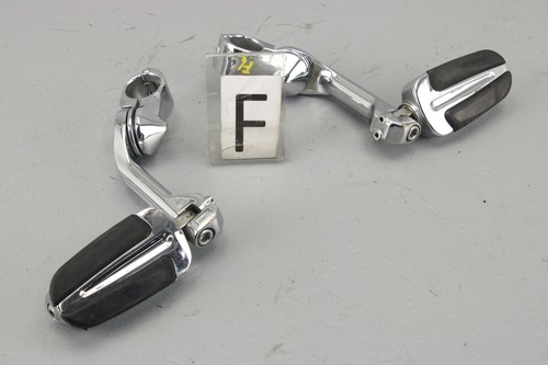 2013 Harley Road King CVO Highways Pegs Set CHROME