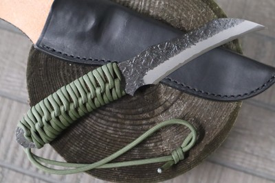 Masano Toyokuni TKA-011 Ren Japan 4.52" Damascus Fixed Karambit Utility Knife