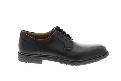 

Clarks Un Tailor Tie 26145441 Мужские черные широкие оксфорды с простым носком, Черный, Clarks Un Tailor Tie